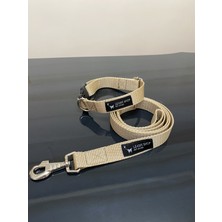 Leash Shop Leash Shop köpek Boyun Tasma Takımı Vizon L Beden (40-50 Cm)