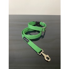 Leash Shop Leash Shop köpek Boyun Tasma Takımı Yeşil M Beden (30-45 Cm)