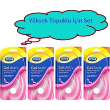 Scholl Jel Formunda Yüksek Topuklu Ayakabılar Için Tabanlık*4 Adet