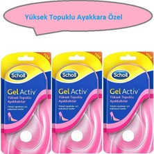 Scholl Jel Formunda Yüksek Topuklu Ayakabılar Için Tabanlık*3 Adet