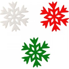 Lora Davet Yılbaşı Süsü Kar Tanesi 15 Adet