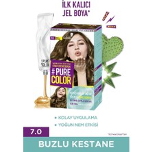 Shwarzkopf Pure Color Jel Saç Boyası 7-0 Buzlu Kestane
