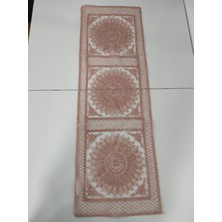 Morza Home Runner Kumaş Kare (36X110CM) Pudra
