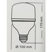 Ristar 30 Watt LED Torch Ampul E 27 Duy Beyaz Işık