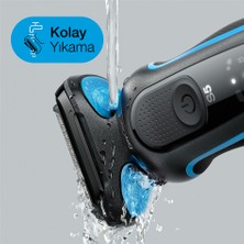 Braun Seri 5 B1000s Kablosuz Tıraş Makinası - EasyClean - EasyClick Islak & Kuru