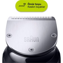 Braun BT 7240 Şarjlı Saç&Sakal Şekillendirici AutoSense, Kablosuz - Siyah/Gri + Gillette Fusion ProGlide