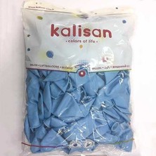 Kalisan Mavi Makaron Pastel Balon 10 Adet