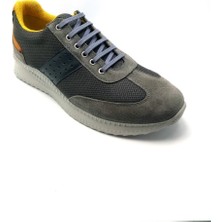 Lucıano Bellini Casual Gri Deri Erkek Ayakkabı