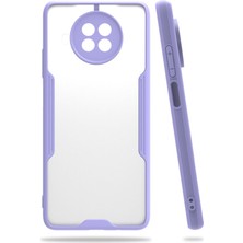 Nevarium Xiaomi Redmi Note 9 Pro 5g Kılıf Kamera Korumalı Arkası Mat Silikon - Lila