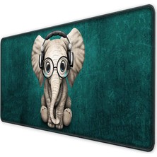 Gamingpadci Elephant Speed Kaymaz Taban Dikişli 70 x 30 cm Gaming Mouse Pad