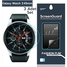 Ally Gor Sm Galaxy Watch 3 45MM Darbe Emici Ekran Koruyucu 3 Adet Set AL-32694