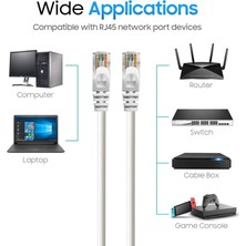 SpeedUF Cat6 Ethernet Internet Lan Network Patch Kablo - Fabrikasyon 3 Metre