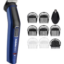 BaByliss Blue Edition Paslanmaz Çelik 10 Başlıklı Multi Kablosuz Yüz ve Vücut Bakım Tıraş Makinesi 7255PE