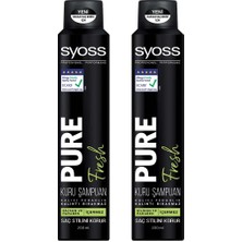 Syoss Pure Fresh Kuru Şampuan X 2 Adet