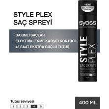 Syoss Style Plex Sprey 400 Ml X 2 Adet