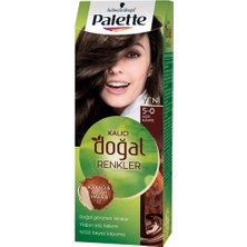 Palette Kalıcı Doğal Renkler Saç Boyası 5-0 Açık Kahve X 2 Adet