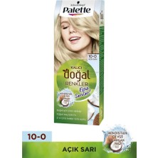 Palette Kalıcı Doğal Renkler Saç Boyası 10-0 Açık Sarı X 2 Adet
