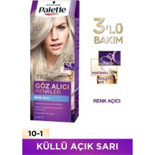 Palette Göz Alıcı Renkler Saç Boyası 10-1 Küllü Açık Sarı X 2 Adet