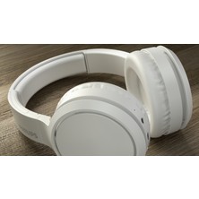 Philips TAH5205 Bold Bass Kulak Üstü Bluetooth Kulaklık Beyaz