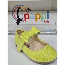 Pappikids PAPPIKIDS033 Kız Çocuk Kurdelalı Günlük Abiye Babet Ayakkabı