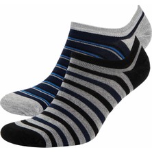 Defacto Çizgili 2'li Patik Çorap T7236AZ21SP