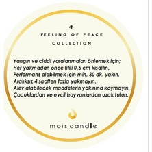 Mois Candle Lıly & Powder Pudra Kokulu Çift Fitilli 365 gr Bardak Mum