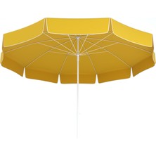 Tevalli Parasols 200 cm Elite Taşıma Çantalı Polyester Plaj Şemsiye - Sarı