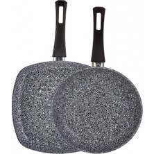 Karaca Azul Bio Granit Antbakteriyel Grill+Tava Set