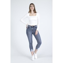 Muchas Butik Kar Yıkama Kadın Skinny Jean