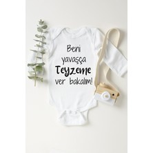 Limon Beni Yavaşça Teyzeme Verin Uzun Kol Çıtçıtlı Bebek
