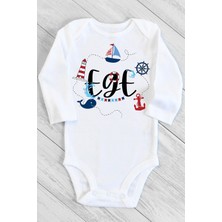 Limon Bebek Deniz Ege Temalı Çıtçıtlı Body