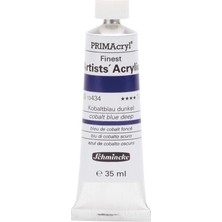 Schmincke Primacryl Artist Akrilik Boya 35 ml Seri 4 434 Cobalt Blue Deep