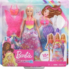 Barbie Dreamtopia Dönüşen Prenses Barbie FJD08