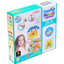 Başel Toys Creative Mosaic Eğitici Matkaplı 3D Mozaik Puzzle 11B Build Design Tamir Seti 138 Parça