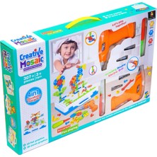 Başel Toys Creative Mosaic Eğitici Matkaplı 3D Mozaik Puzzle 11B Build Design Tamir Seti 307 Parça