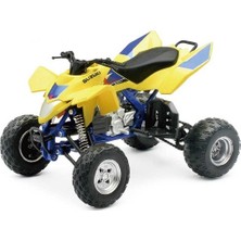 Sunman 43393 1/12 Atv Motor Suzuki Quadracer R450 Sarı Lisanslı Oyuncak