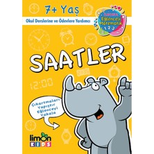 İlk Okul Eğlenceli Matematik Çıkartmalı Saatler