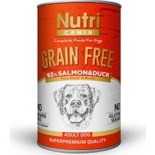 Nutri Canin Tahılsız Somon ve Ördekli Köpek Konservesi 400 gr