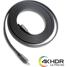 Wozlo Flat 4K 3D Destekli HDMI Kablo - 1.8m