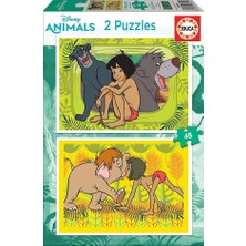 Educa Puzzle 2X48 Parça Disney Jungle Çocuk Puzzle 18641