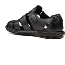 Imershoes  Deri Erkek Terlik Sandalet Ayakkabı