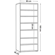 Dekorex PRT-211-CEVİZ Iki Kapaklı Portmanto