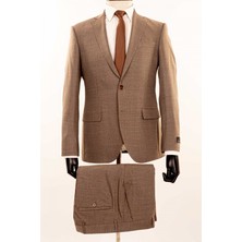 Jan Carlucci Regular Drop 6 Yünlü Takım Elbise Erkek İçin Şık Tasarım ve Konfor