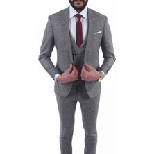 Jan Carlucci Slimfit Yelekli Drop 6 Takım