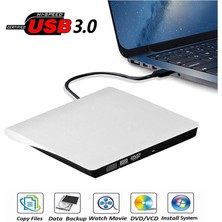 Wozlo USB 3.0 Sata Slim 9.5mm DVD Rw Writer Optik Okuyucu Harici Caddy Kutusu