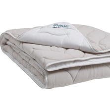 Othello Elegante Colora Yorgan 195x215 cm (Gri- Beyaz)