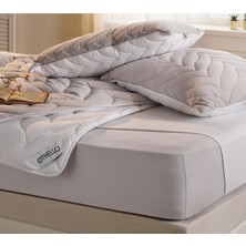 Othello Elegante Colora Yorgan 195x215 cm (Gri- Beyaz)
