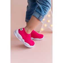First Step Ultra Hafif Memory Foam Iç Taban Çocuk Triko Spor Ayakkabı FUŞYA-M-1002
