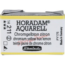Schmincke : Horadam Aquarell Artist : Tam Tablet Sulu Boya : Seri 2 : 211 Chrome Yellow Lemon