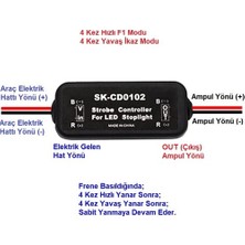 Femex Stop Fren Çakar Modül 12V Özel Üretim 4 Kez F1 Çakar 4 Kez Yavaş